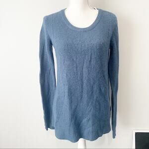 Yerse blue wool sweater size small soft cozy New NWT Italian